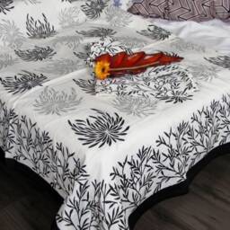 Indian Cotton Bed Sheet/Bed Spread Hand Block Printed, Set Of 3, Soft Organic Cotton.india Gift - thumbnail 2