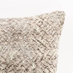 Vintage Turkish Kilim Pillow Cover Handwoven Wool, Bohemian Cushion - 18''x18'' - thumbnail 2