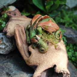 Dragon Sculpture On Driftwood - thumbnail 3