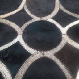Cowhide Patchwork Rug Raw Leather Argentina - Free Shipping Model Retro, Mix Of Chocolate & Caramel Cowhide Rug 6' X 8' - thumbnail 2
