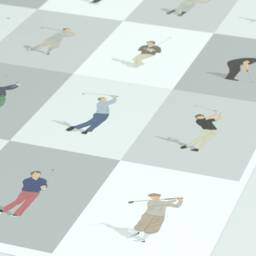 Golf Legends Print - Icons Wall Art Greatest Golfers Poster - thumbnail 2