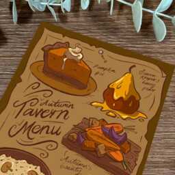 Autumn Tavern Food & Drink Print - A5 A6 - thumbnail 3