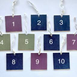 Hand Painted Watercolor Landscape Ornament - thumbnail 4