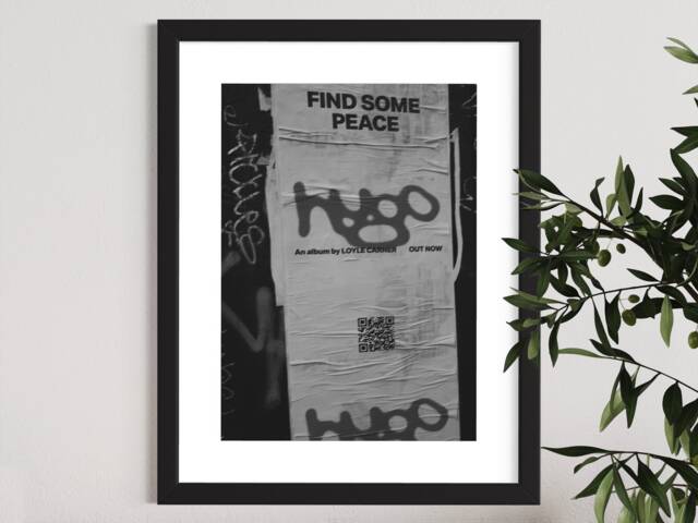 Loyle Carner Vintage Poster - Album Art Hugo A2 A3 A4 Framed Print Wall - image 1