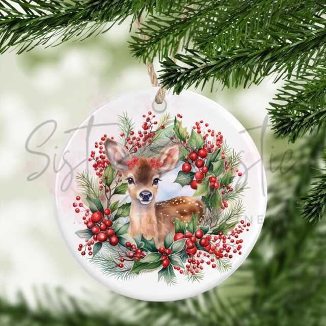Personalised Christmas Decoration - Family Gift Custom Bauble Stocking Filler Eve Box