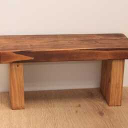 Handmade Rustic Kids Step Stool, Wooden Helper - thumbnail 2