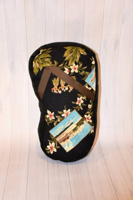 Flip Flop Pillow Single - Hula/ Hawaiian Gift/ Home Decor/ Bedroom Gift For Kids/ Her/ Birthday Housewarming - image 1