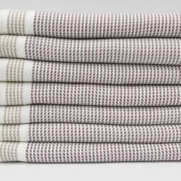 "Burgundy Peshtemal, Turkish Bath Towel, Turkey Peshtemal, Beach Towel, Cotton Towel, Spa Towel, Turkish Towel, 40""x70" - thumbnail 3