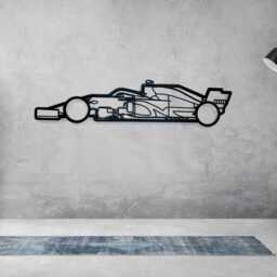 Racing Car Metal Silhouette Wall Art - thumbnail 2