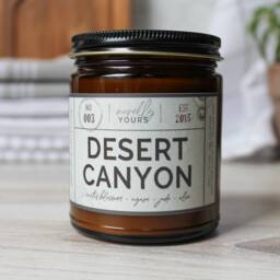 Desert Canyon Candle Southwest Travel Inspired Scented Soy Cactus, Agave Scent - thumbnail 1