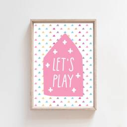 Set Of 6 Girls Nursery Prints, Bedroom Rainbow Decor, Wall Art, Playroom, Art - thumbnail 4