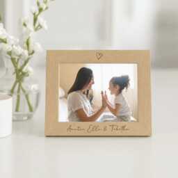 Personalised Auntie Photo Frame Gift - Engraved Aunty Keepsake - thumbnail 3