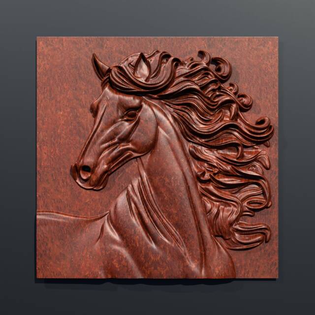 "Bas-Relief ""Horse4"
