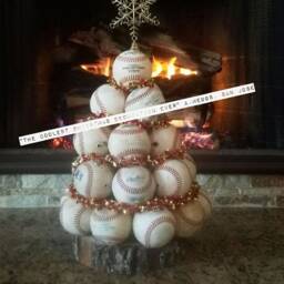 Baseball Christmas Tree - thumbnail 4