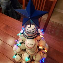 Baseball Christmas Tree - thumbnail 2
