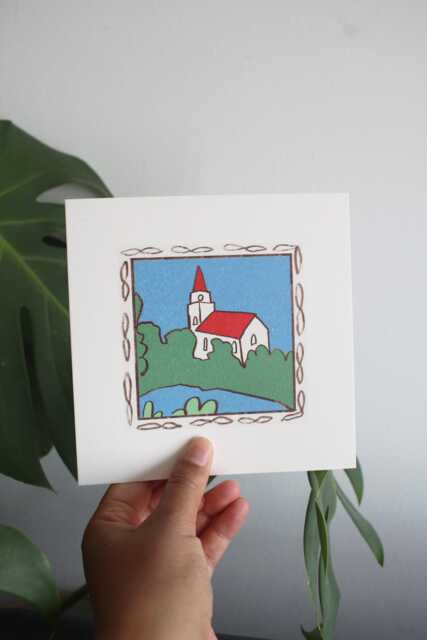 Scottish Highlands Church Art Print - Framed Wall Decor