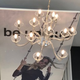 Chandelier , in Murano Blown Glass, Transparent Color, Available With Various Lights & Spare Parts For Chandeliers Broken Pieces - thumbnail 2