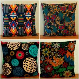 Several Sizes Of African Style Wax Canvas Covers - thumbnail 1