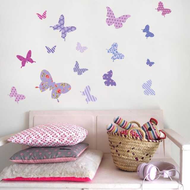 Butterfly Decal, Butterflies, Purple Butterflies Wall Stickers, Stickers - image 1