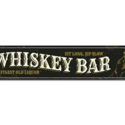 Whiskey Sign, Bar Custom Decor, Lover Gift For Bar, Metal Wall Art - thumbnail 3