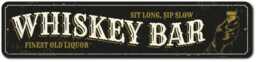 Whiskey Sign, Bar Custom Decor, Lover Gift For Bar, Metal Wall Art - thumbnail 2
