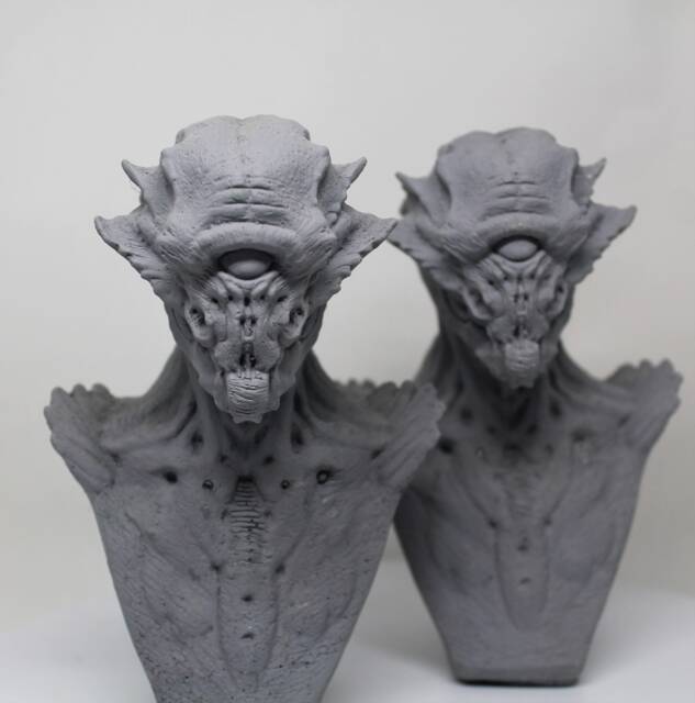 Resin Cyclops Alien Figure - image 1