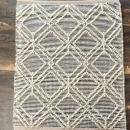 Hand Woven , Handmade Carpet Modern Style New Zealand Wool & Blended Indoor Rug. Entryway Or Runner - Therugbasket - thumbnail 4