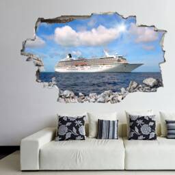 Cruise Ship Ocean Liner Wall Decal Sticker Mural Poster Print Art Home Office Decor Fp18 - thumbnail 1