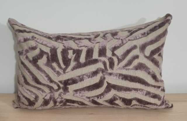 Christian Lacroix For Designers Guild Riviera Velvet Amethyst Fabric Cushion Cover 35x55cm - image 1