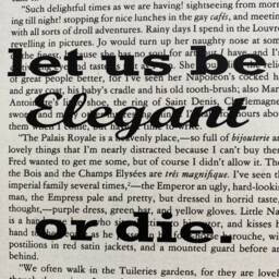 Little Women Book Quote Art Let Us Be Elegant Or Die - thumbnail 3