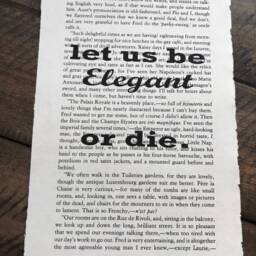 Little Women Book Quote Art Let Us Be Elegant Or Die - thumbnail 2