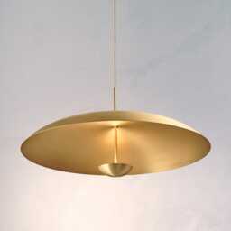 Mid Century Brass Sputnik Chandelier - Retro Italian Lighting - thumbnail 3