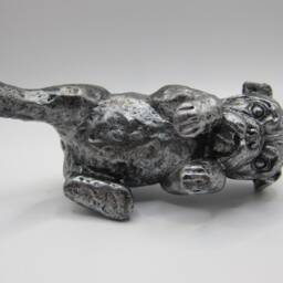 9cm Silver Pug Plant Pot Hanger - thumbnail 3
