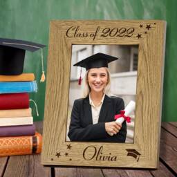 "Personalised Photo Frame Custom Gift For Graduation Him Her Friend Women Man 7""x 5" - thumbnail 2