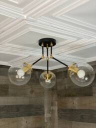 Senja Adjustable 3 Light 6 Inch Globe Semi Flush
