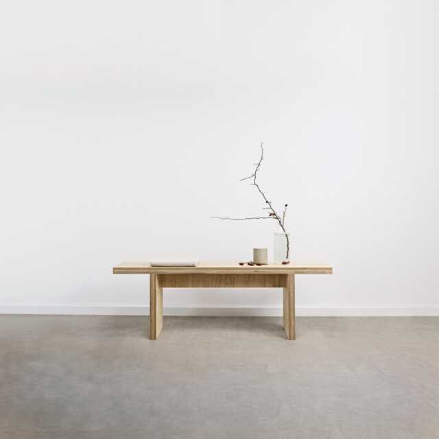 Ototo.06 Plywood Bench - Hallway, Minimalist Bench, Modern Scandinavian Japanese Style - image 1