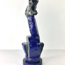 Handmade Bird Sculpture Brutalist Tabletop Decor - thumbnail 3