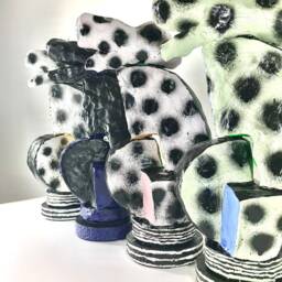 Handmade Bird Sculpture Brutalist Tabletop Decor - thumbnail 4