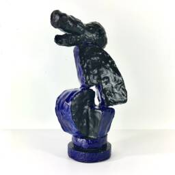 Handmade Bird Sculpture Brutalist Tabletop Decor - thumbnail 2