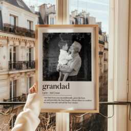 Personalised Grandad Gift - Birthday Print, Gifts For Grandad, Gift, Photo Print - thumbnail 2