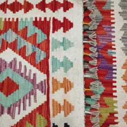 Classic Rug, Handmade Artisan Afghan Turkish Scandinavian Navajo Bohemian Wool Flatweave Multicolour Kilim Rug 153x105 cm - thumbnail 3