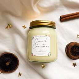 Cornish Soy Candle Gift Box With Artisan Chocolate. Thank You Teach - thumbnail 4