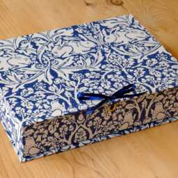 William Morris Brer Rabbit Box File A4 Office Storage, Handmade in England - thumbnail 4