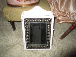 Shabby Chic Key Box, Light Pink Rhinestone Jewelry Holder - thumbnail 1