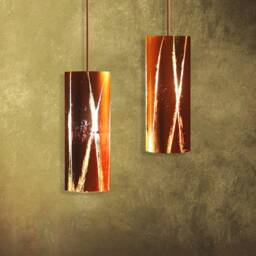 "Double Pendant Light ""Copper I - Dcc" - thumbnail 4