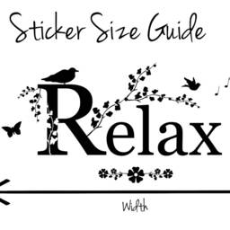 Relax Quote - Matt Vinyl Wall Art Sticker Decal Mural. Bathroom, Bedroom Decor. Home, Wall - thumbnail 3