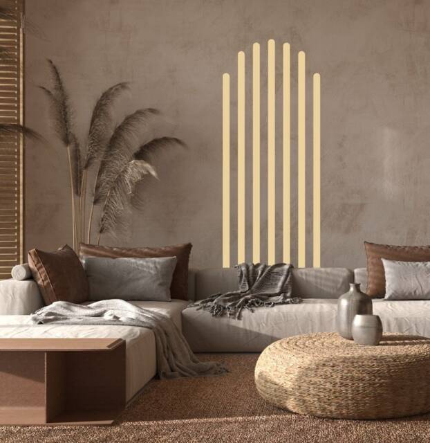 Sale Abstract Lines Wall Decals Stripes Vinyl Sticker - image 1