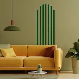 Sale Abstract Lines Wall Decals Stripes Vinyl Sticker - thumbnail 2