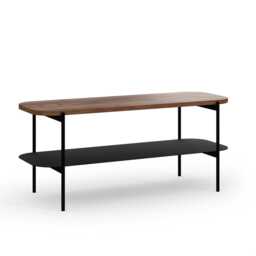 Loft Oak Seat With Shoe Storage, Industrial Bench For The Hallway Kludo, Narrow Rack, Shelf, Kludo - thumbnail 2