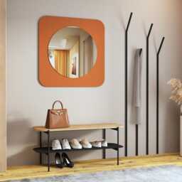 Loft Oak Seat With Shoe Storage, Industrial Bench For The Hallway Kludo, Narrow Rack, Shelf, Kludo - thumbnail 3